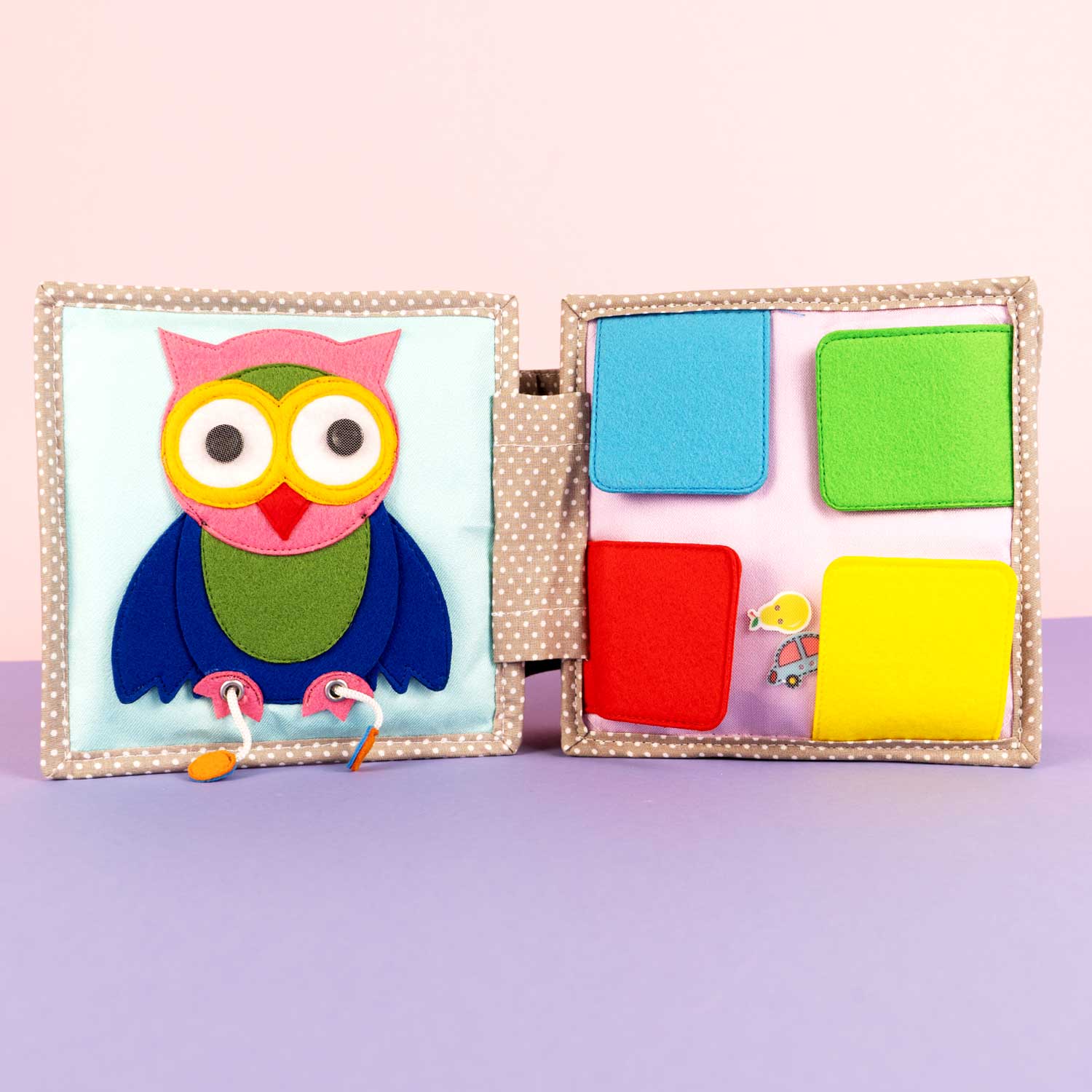 Peek-a-Boo - 6 Pages Mini Quiet Book