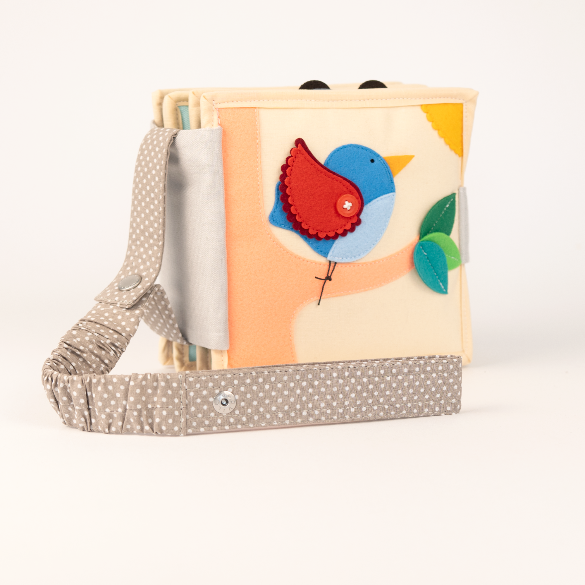 Buggy band: for mini Quiet Books (Gray)
