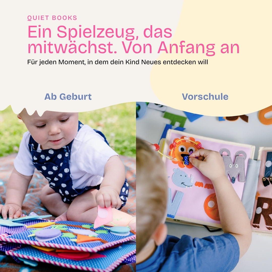 Ein Lernspielzeug. Jahre voller Entdeckungen.