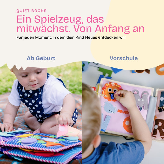 1,2,3 - 10 Pages Premium Quiet Book