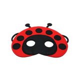 Masque en feutre coccinelle