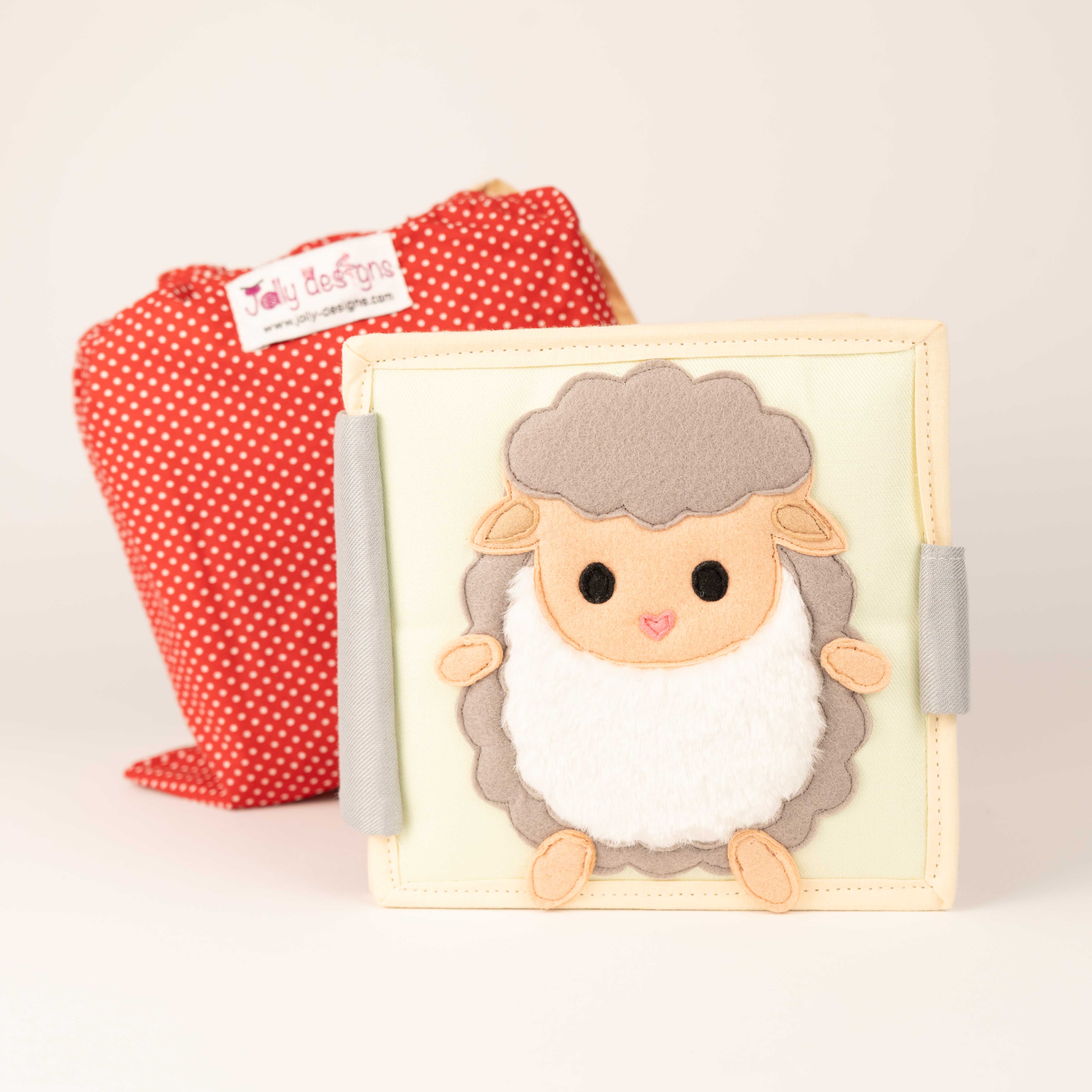Happy Sheep - 6 Pages Mini Quiet Book 