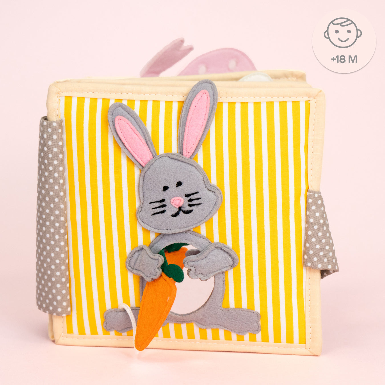 Funny Bunny - 6 Seiten Mini Quiet Book