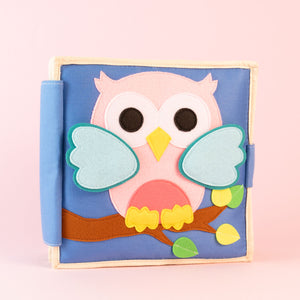 Petit hibou coloré - 6 pages Quiet Book