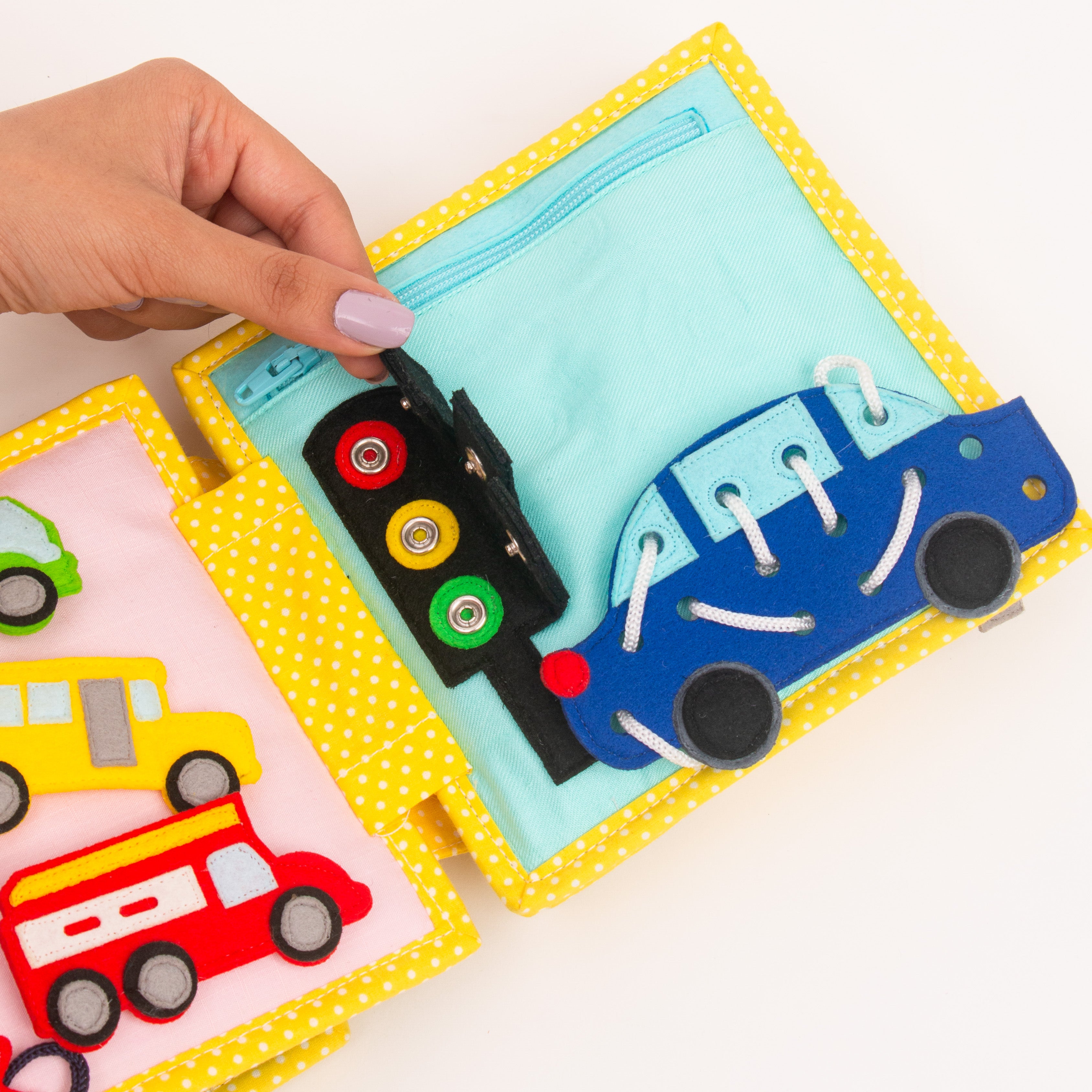 Aeroplane - 6 Pages Mini Quiet Book 